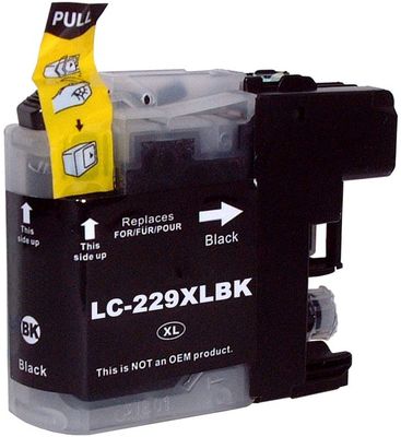 Cartridge Brother LC-229XL black - kompatibilný