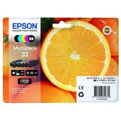 Cartridge Epson T3337 (C13T3333740) multipack CMYK - originál