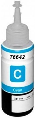Cartridge Epson T6642 (C13T66424A) cyan 70ml - kompatibilný (4.000 str.)