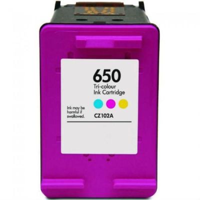 Cartridge HP 650XL (CZ102AE) color - kompatibilný