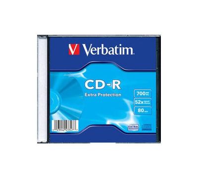 CD-R Verbatim 700 MB 52x , slimbox