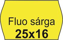 Cenové etikety, 25x16, FLUO citrónová