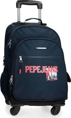 Cestovný / školský batoh na kolieskach PEPE JEANS Dikran, 57x33x21cm, 6552821