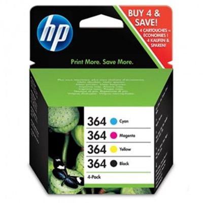 Cartridge HP 364 (N9J73AE) Bk/C/M/Y combo pack - originál