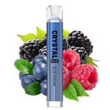 Crystal Bar 600 jednorazová e-cigareta Blue Fusion (čučoriedky, ríbezle a maliny) 20mg