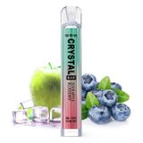 Crystal Bar 600 jednorazová e-cigareta Sour Apple Blueberry (kyselé jablko s čučoriedkami) 20mg
