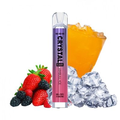 Crystal Bar 600 jednorazová e-cigareta Vimbull Ice (sviežy energetický nápoj) 20mg