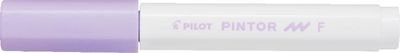 Dekoračný popisovač, 1 mm, PILOT "Pintor F", pastelová fialová