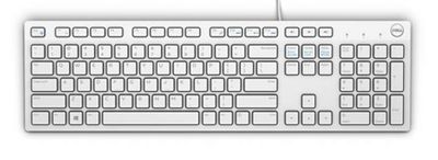 Dell klávesnice, multimediální KB216, US+International, bílá