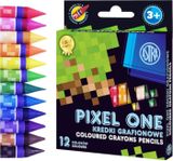 Detské grafitové farbičky bez dreva MINECRAFT Pixel One, sada 12ks, 316121007