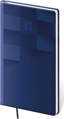 Diár Vario týždenný vreckový 8x15cm Blue Design 2024