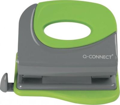 Dierovačka Q-Connect na 20 listov sivá/zelená