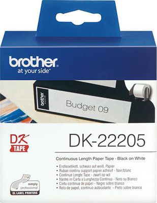DK22205 BROTHER PT QL550 ETIKETTEN WEISS