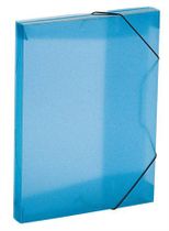Doska s gumičkou, 30 mm, PP, A4, VIQUEL "Propyglass", modrá