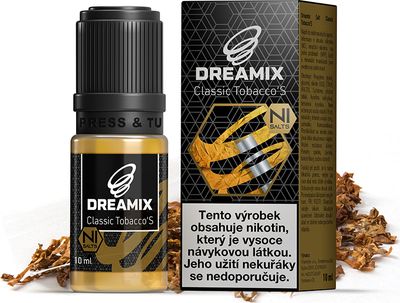 Dreamix Salt Classic Tobacco'S klasický tabák 10 ml 20 mg
