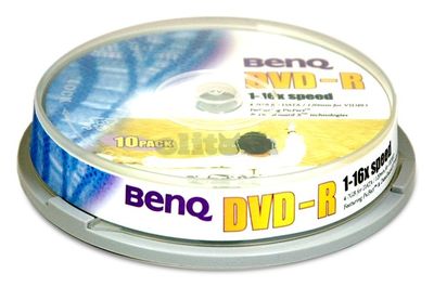 DVD-R Benq 4,7 GB, 16x , cake-10 ks