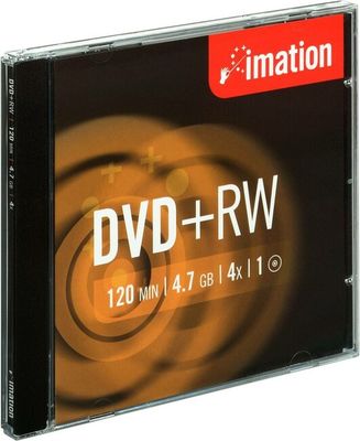 DVD+RW Imation, 4,7 GB, jewelbox