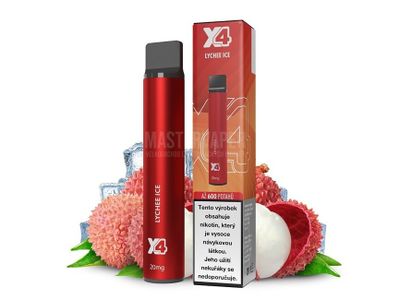 E-cigareta X4 BAR - Lychee ICE (20 mg)