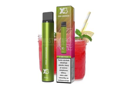 E-cigareta X4 BAR - Pink Lemonade (20 mg)