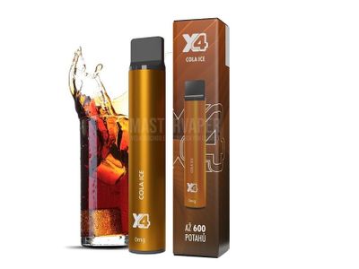 E-cigareta X4 BAR ZERO - Cola ICE (0 mg)