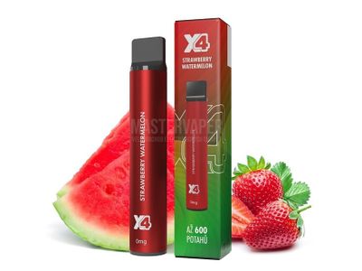 E-cigareta X4 BAR ZERO - Strawberry Watermelon (0 mg)