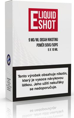 E-Liquid Shot Booster 50/50 9mg 5x10ml