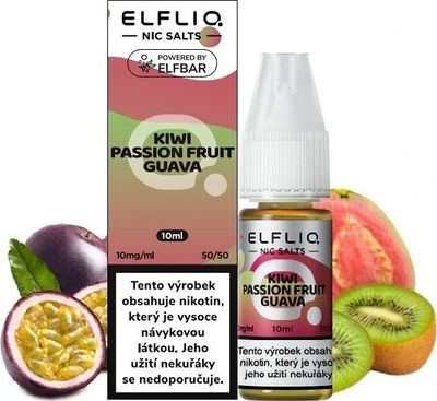 ELFLIQ Kiwi Passionfruit Guava 10 ml 10 mg
