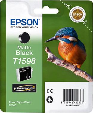 Epson Ink Matte Black Schwarz T1598 (C13T15984010)