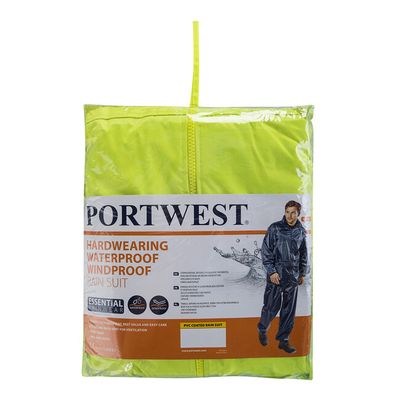PORTWEST L440 Essentials rainsuit (2ks súprava) žltá