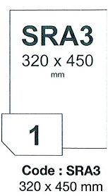 etikety RAYFILM 320x450 univerzálne biele SRA3 R0100SRA3A (100 list./A3)