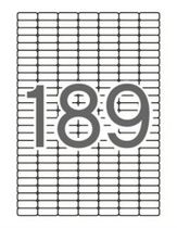 Etikety, univerzálne, 25,4x10 mm, APLI, 1890 etikiet/bal