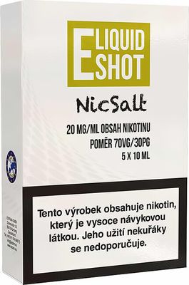 EXPRAN GmbH E-Liquid Shot Booster NicSalt PG30/VG70 20mg 5x10ml