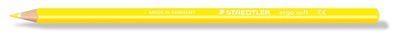 Farebná ceruzka, trojuholníkový tvar, STAEDTLER "Ergo Soft", žltá