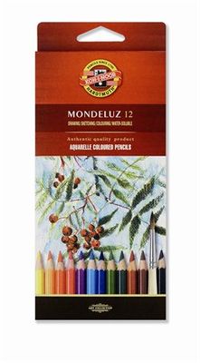 Farebné ceruzky KOH 3716/12 Mondeluz Aquarell