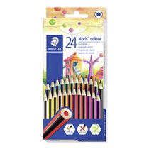 Farebné ceruzky, sada, šesťhranné, STAEDTLER "Noris Colour 185", 24 rôznych farieb