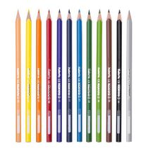 Farebné ceruzky, sada, trojhranné, 1 grafitová ceruzka, 1 strúhadlo, KORES "KOLORES Twist & Turn", 12 rôznych farieb