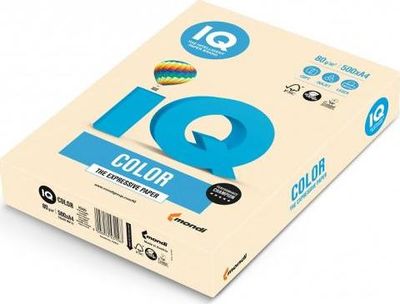 Mondi farebný papier IQ color krémový CR20, A4, 80g