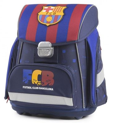 FC Barcelona ergonomický batoh, školská taška 39x33x21cm, pruhované (KPP-7-63918)