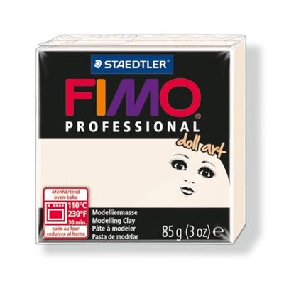 FIMO "Professional Doll Art", modelovacia hmota, 85 g, priehľadná porcelánová
