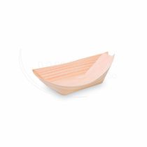 Fingerfood miska drevená lodička 13 x 8 cm [100 ks]