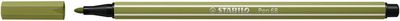 Fixka, 1 mm, STABILO "Pen 68", bahenná zelená