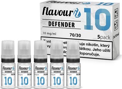 Flavourit DEFENDER Dripper 70/30 10mg 5x10ml