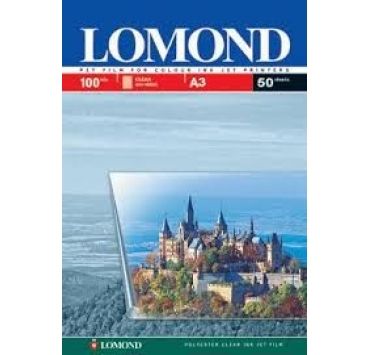 Fólia Lomond pre atramentovú tlač, priehľadná, A3, 50 hárkov, (0708315)