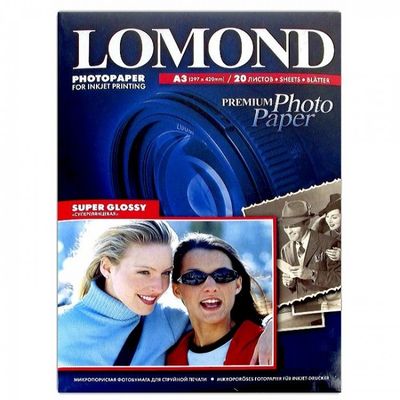 Fotopapier Lomond Premium, extra lesklý, 295 g/m2, A3, 20 hárkov, Warm