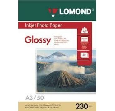 Fotopapier, lesklý, 230g/m2, A3/50 ks, (Lomond)