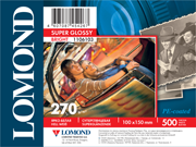 Fotopapier Lomond Premium, extra lesklý, 270 g/m2, 10x15, 500 hárkov, Bright, (1106103)