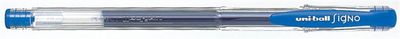 Gélové pero, 0,3 mm, s uzáverom, UNI "UM-100 Signo Micro", modré