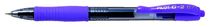 Gélové pero, 0,32 mm, tlačidlový systém ovládania, PILOT "G-2", fialové