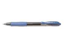 Gélové pero, 0,32 mm, tlačidlový systém ovládania, PILOT "G-2", nebeská modrá