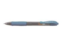 Gélové pero, 0,32 mm, tlačidlový systém ovládania, PILOT "G-2", svetlomodré